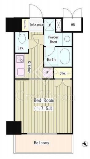 グレイスヴィラ御茶ノ水　505号室　間取り