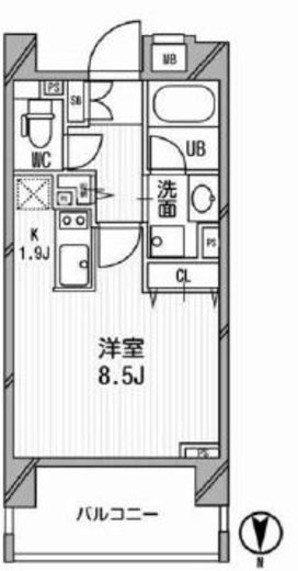 クリオ西池袋　503号室　間取り