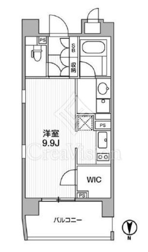 クリオ西池袋　704号室　間取り