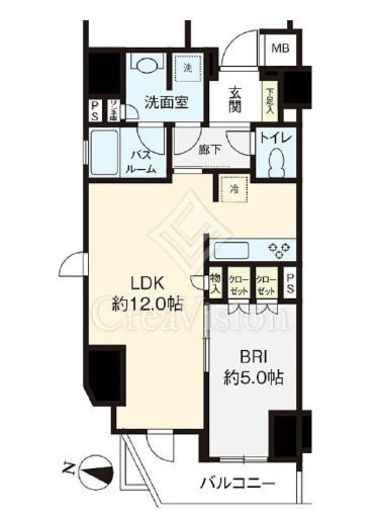 オープンレジデンシア文京本駒込　301号室　間取り