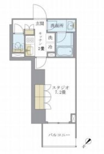 Ｌａ Ｄｏｕｃｅｕｒ巣鴨　801号室　間取り