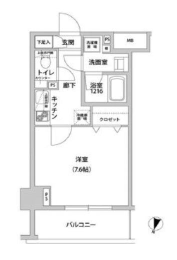 ドミール青柳　305号室　間取り