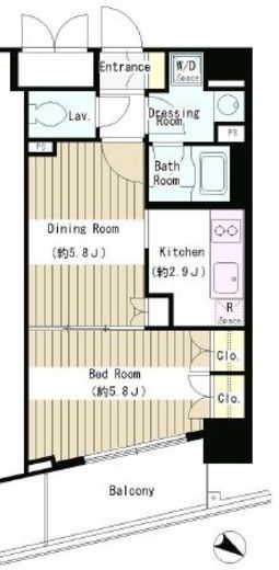 ステラメゾン茗荷谷　602号室　間取り