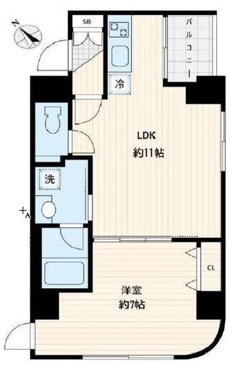 グランデュオ小石川　602号室　間取り