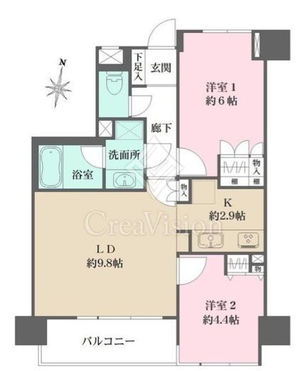 藤和本郷壱岐坂ホームズ　1002号室　間取り