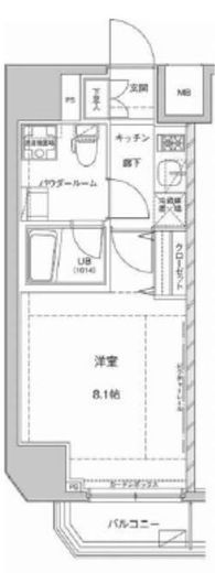 ジェノヴィア東大前グリーンヴェール　1001号室　間取り