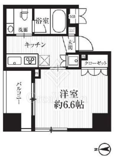 HF千駄木レジデンス　301号室　間取り