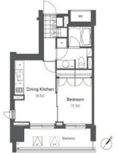 パスホームズ千駄木　306号室　間取り
