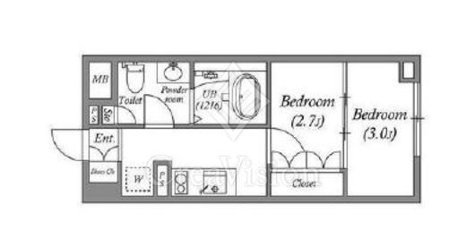 パスホームズ千駄木　802号室　間取り