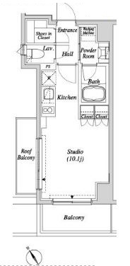 カーサスプレンディッド小石川　501号室　間取り