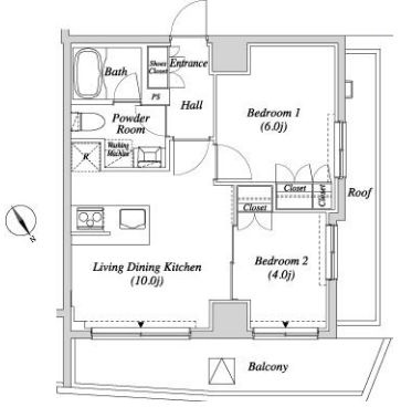 カーサスプレンディッド小石川　603号室　間取り