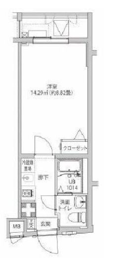 LUMEED飯田橋　203号室　間取り