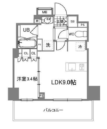 ルジェンテ本郷三丁目　702号室　間取り