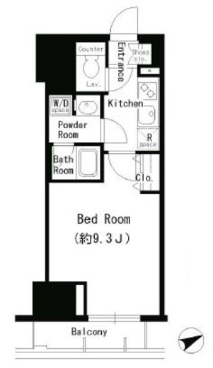 コンフォリア要町　602号室　間取り
