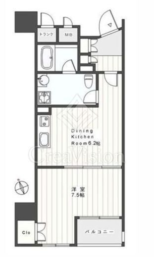 イトーピア池袋メトロポリタン　902号室　間取り