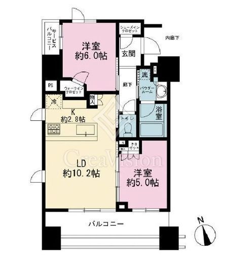 ガーデングラス御茶ノ水　201号室　間取り
