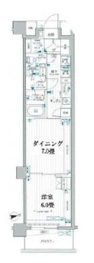 パレステージ文京江戸川橋　205号室　間取り
