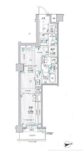 パレステージ文京江戸川橋　502号室　間取り