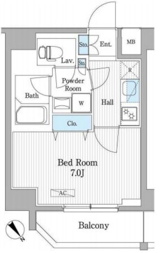 パティオスクエア御茶ノ水　604号室　間取り