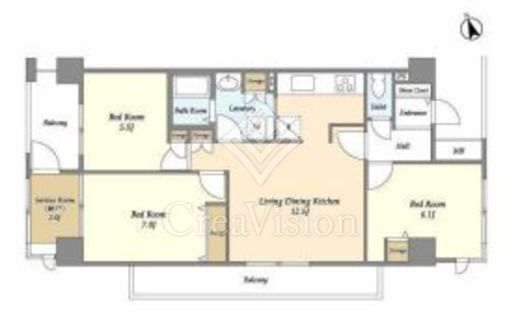 アーバンライフ目白駅前　1-601号室　間取り