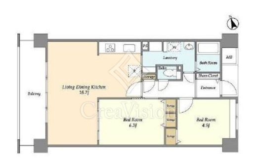 アーバンライフ目白駅前　3-705号室　間取り