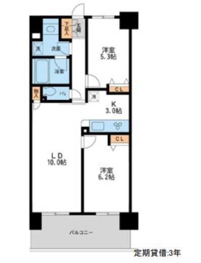 レジディア南千住　807号室　間取り
