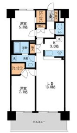 レジディア南千住　909号室　間取り