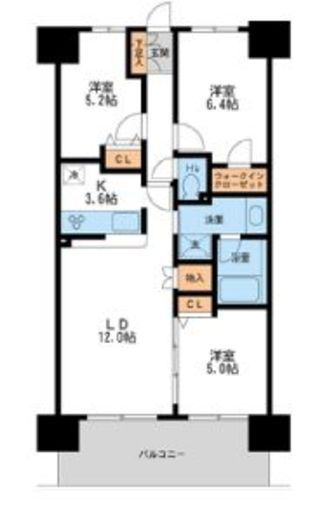 レジディア南千住　912号室　間取り