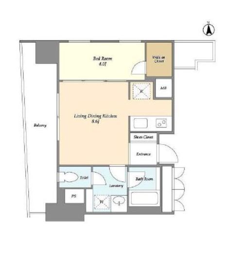 グランテール代々木　306号室　間取り