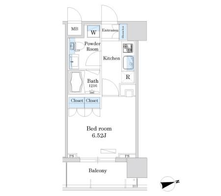 グランテール代々木　504号室　間取り