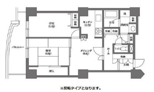文京グリーンコートビュータワー本駒込　A1202号室　間取り