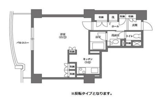 文京グリーンコートビュータワー本駒込　B1010号室　間取り
