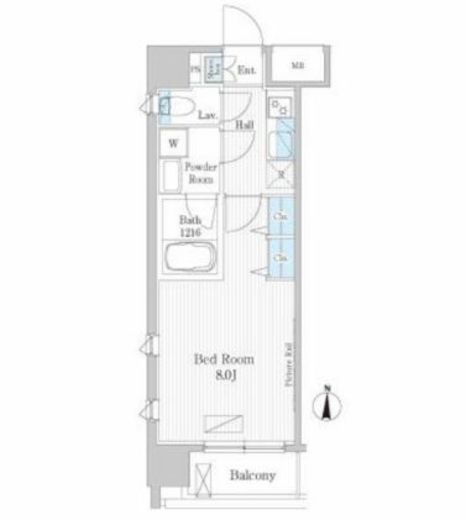 UPPER FIELD WOOD　205号室　間取り