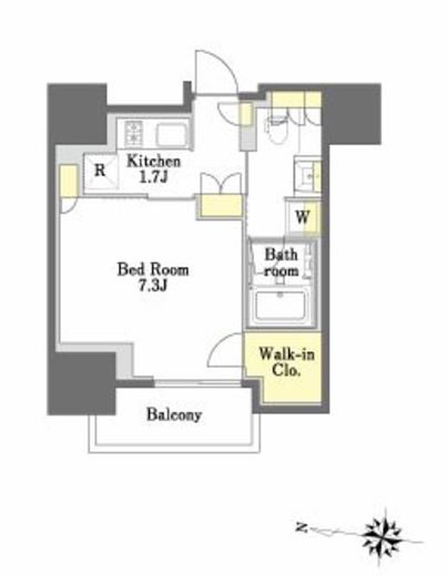 プライムメゾン本郷　502号室　間取り