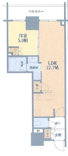 リビオ文京本駒込レジデンス　202号室　間取り