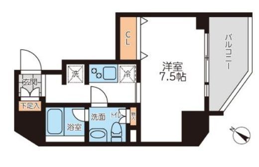 グランパセオ本駒込　401号室　間取り