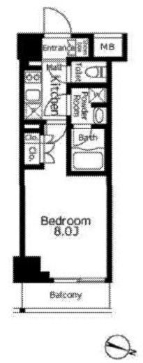 GLACIER大塚 (グラシア大塚)　505号室　間取り