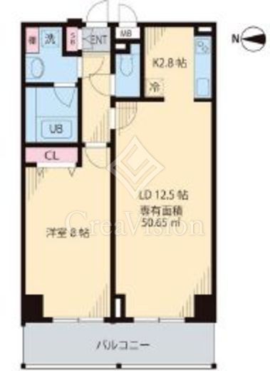 プレシャス音羽　805号室　間取り