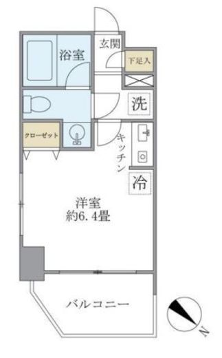 エコロジー白山レジデンス　205号室　間取り