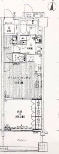 クリオレジダンス東京　E258号室　間取り