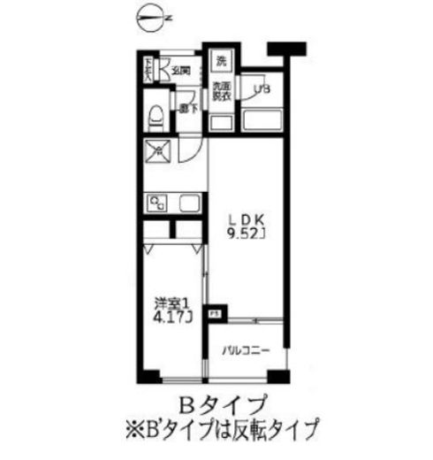 カーザビアンカ　202号室　間取り