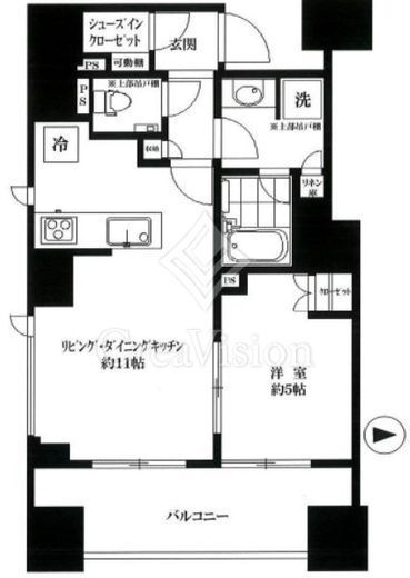 アトラス本郷三丁目　705号室　間取り