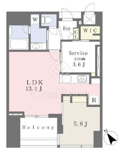 レジデンシア春日安藤坂　104号室　間取り