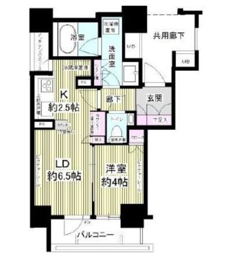 グランスイート文京音羽ウエスタージュ　3F1号室　間取り