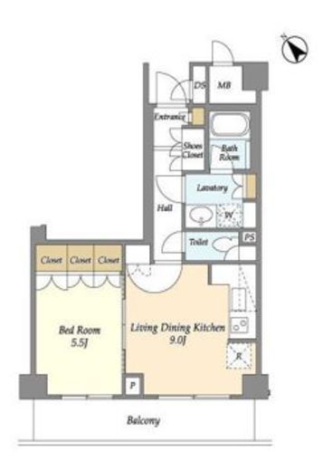 ウィルテラス滝野川　211号室　間取り