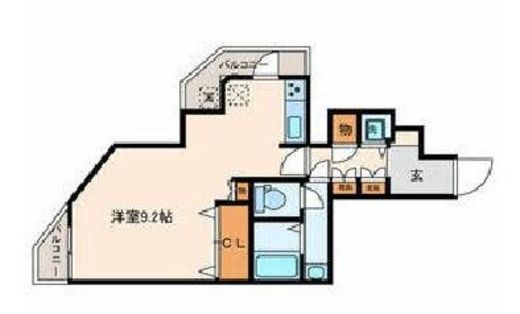 クレスト本郷　1101号室　間取り