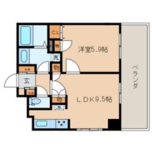 クレスト本郷　204号室　間取り