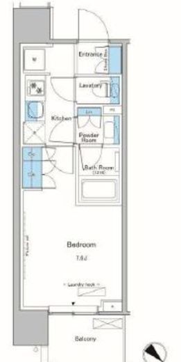 ルフォンプログレ滝野川　1006号室　間取り
