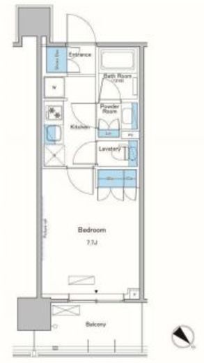 ルフォンプログレ滝野川　1204号室　間取り