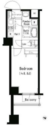 パークアクシス板橋本町　402号室　間取り